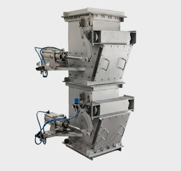 Double Flap Discharge Gates